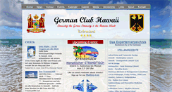 Desktop Screenshot of germanclubhawaii.com